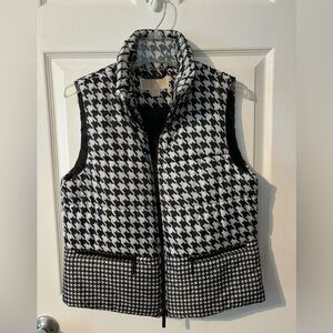 Michael Michael Kors Quilted Houndstooth Vest Size Large
